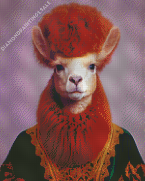 Alpaca Baroques Diamond Painting