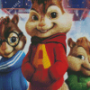 Alvin And The Chipmunks Diamond Painting