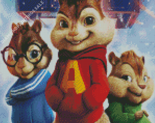 Alvin And The Chipmunks Diamond Painting