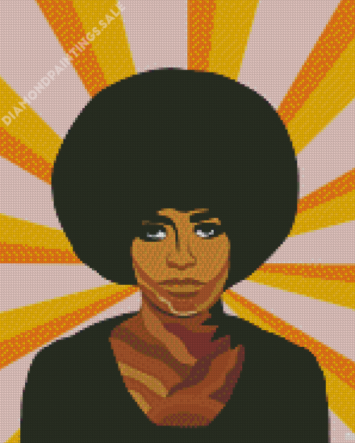 Angela Davis Art Diamond Painting