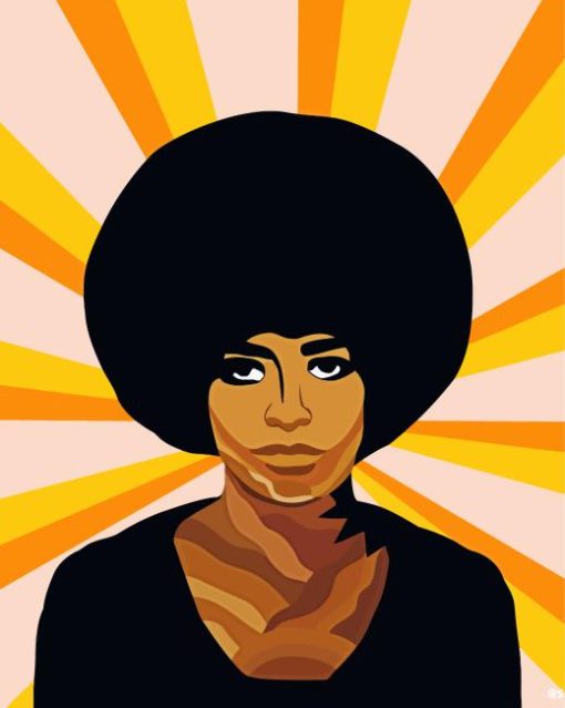 Angela Davis Art Diamond Painting