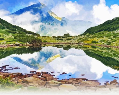 Bansko Landscape Diamond Painting