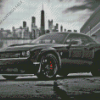 Black And White Hellcat Srt Diamond Painting