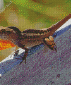 Anole Lizard Reptile Diamond Painting