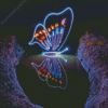 Butterfly Light Reflection Diamond Painting