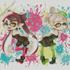 Callie And Marie Splatter Art Diamond Painting