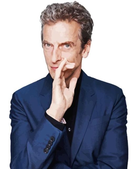 Scottish Actor Peter Capaldi Diamond Painting