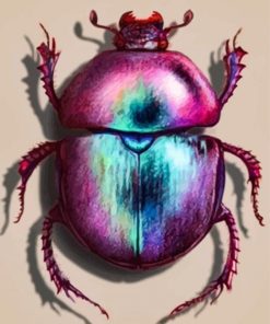 Colorful Scarab Diamond Painting