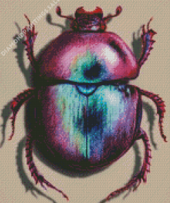 Colorful Scarab Diamond Painting