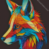 Colourful Fox Diamond Painting