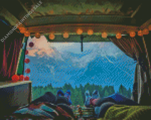 Couple Vanlife Diamond Painting