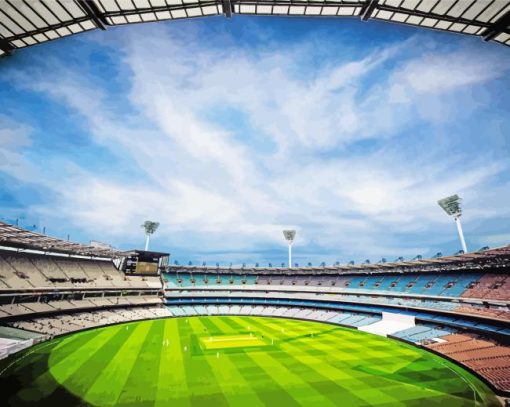 Cricket Stadium Diamond Painting