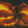 Fire Eagle Bird Diamond Painting