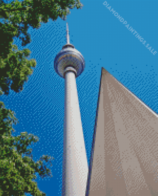 Germany Berliner Fernsehturm Diamond Painting