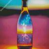 Bottle With Neon Galaxy Diamond Painting