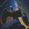 Golden Eagle Diamond Painting