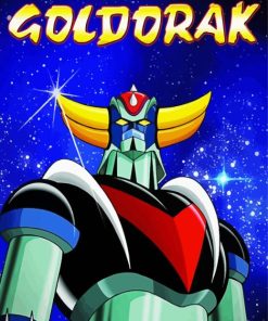 Goldorak Cartoon Poster Diamond Painting