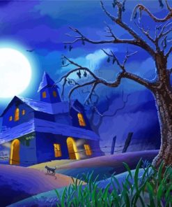 Haunted House Diamond Painting