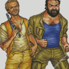 Terence Hill And Bud Spencer Diamond Painting