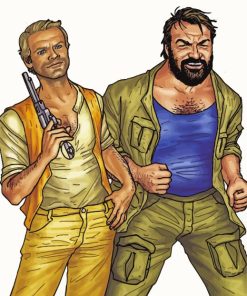 Terence Hill And Bud Spencer Diamond Painting