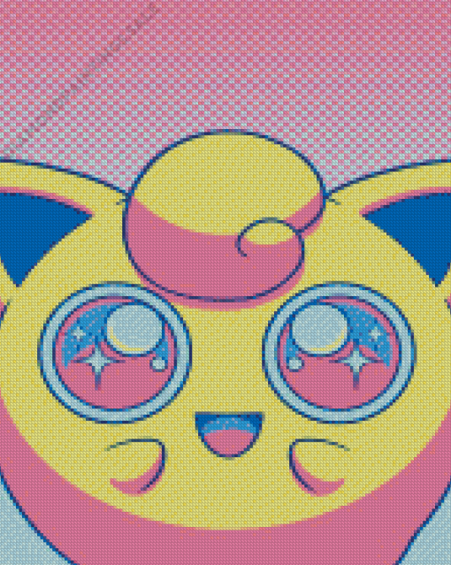 Jigglypuff Pop Art Diamond Painting