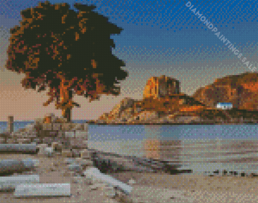 Kos Beach Greece Diamond Painting