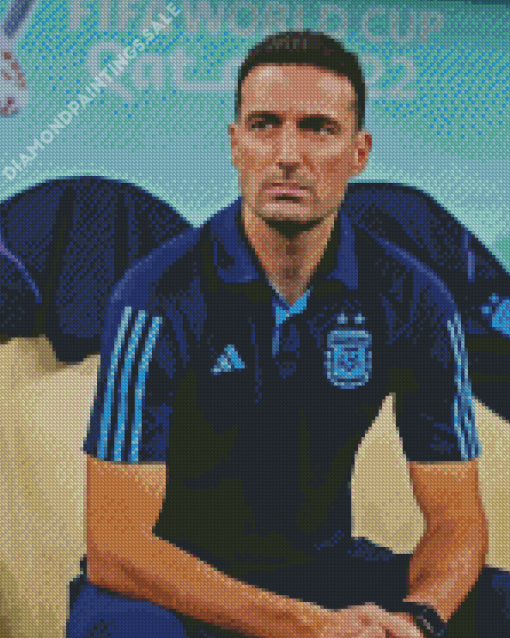 Lionel Scaloni Coach Diamond Painting