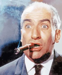 Louis De Funes Diamond Painting