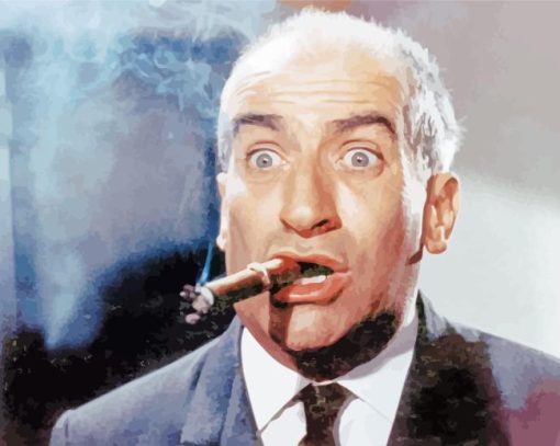 Louis De Funes Diamond Painting