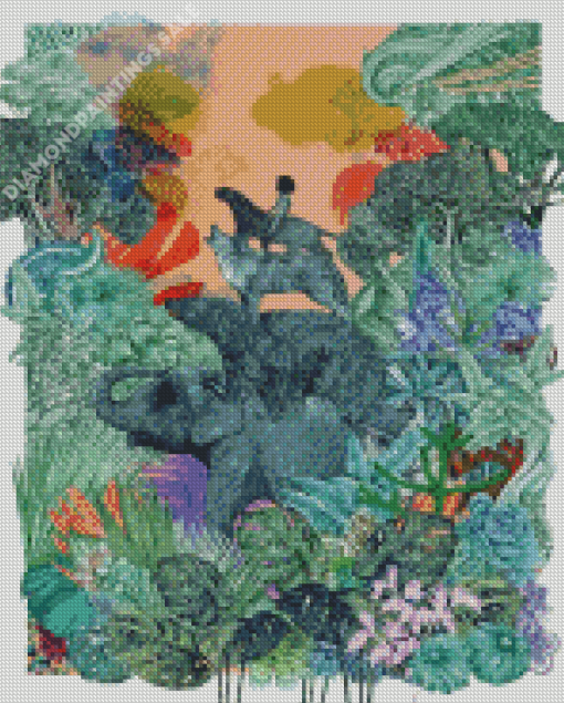 Lucille Clerc Jungle Diamond Painting