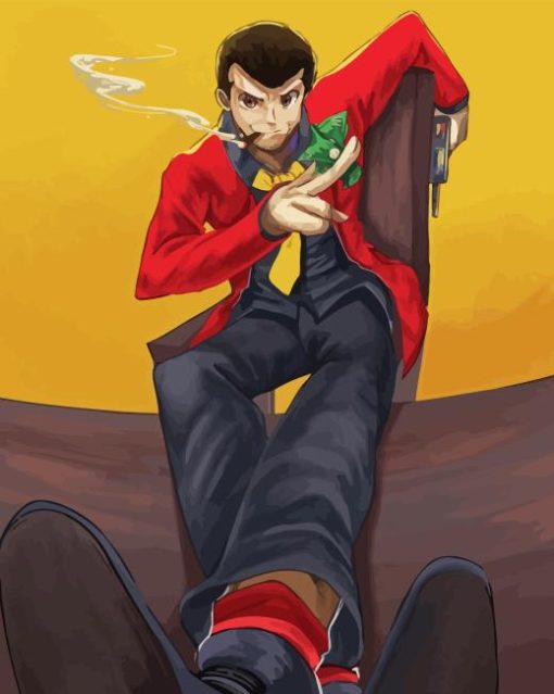 Lupin Character Art Diamond Painting