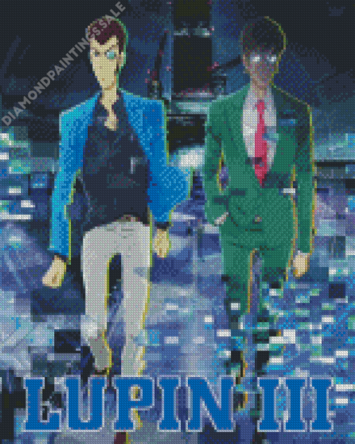 Lupin III Poster Diamond Painting