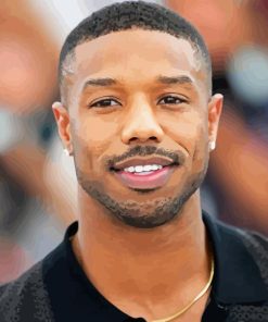 Michael B Jordan Diamond Painting