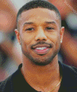 Michael B Jordan Diamond Painting