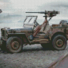 Military Ford Willys Jeep Diamond Painting