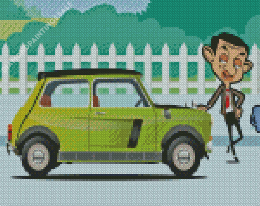 Mr Bean Cartoon Diamond Painting