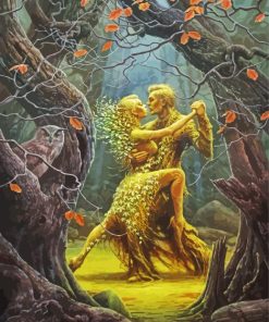 Nature Tree Couple Dancing Diamond Painting