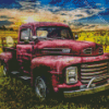 Old Ford In Farm Diamond Painting