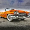 Orange Cadillac 1959 Diamond Painting