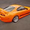 Orange Toyota Supra Mk4 Diamond Painting