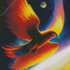 Phoenix Soaring In Space Diamond Painting