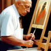 Picasso Painting Himself Diamond Painting
