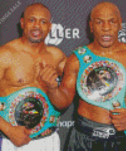 Roy Jones Jr And Mike Tyson Diamond Painting