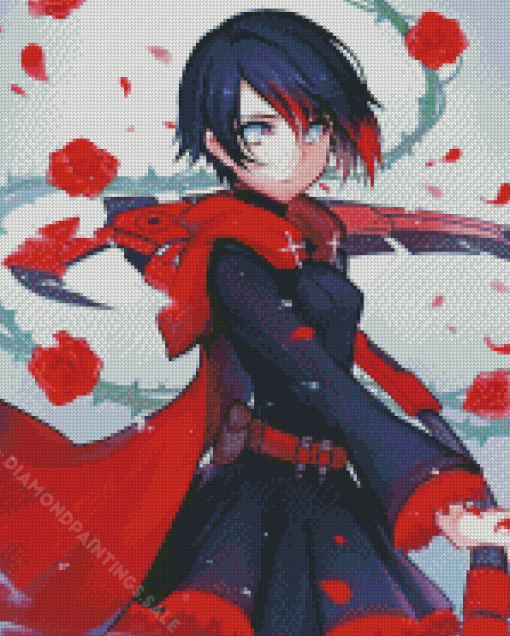 Rwby Rose Character Diamond Painting