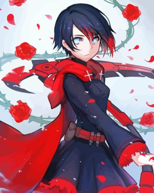 Rwby Rose Character Diamond Painting