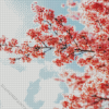 Sakura Tree Over Clouds Diamond Painting