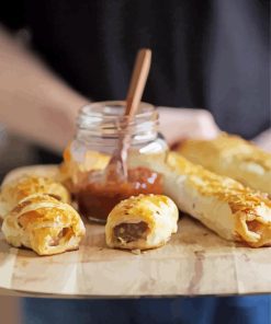 Sausage Roll Photography Diamond Painting