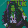 She Hulk Diamond Painting