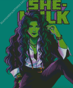 She Hulk Diamond Painting