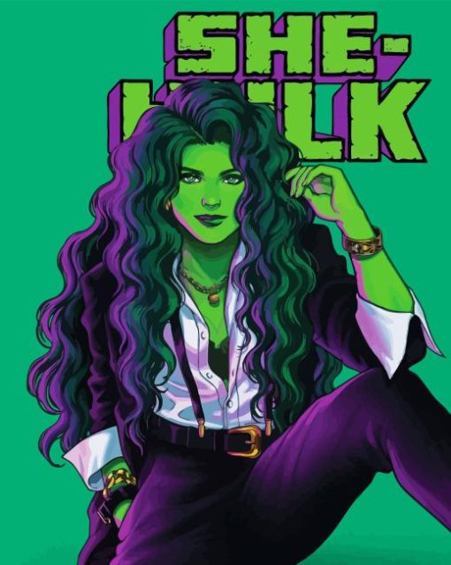 She Hulk Diamond Painting